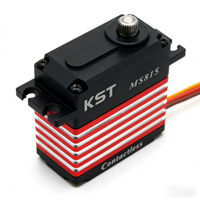 Moteur CC sans balais KST MS815, entièrement métallique, numérique, haute tension, couple élevé, 20 kg, haute vitesse, 0,07 seconde, servo pour hélicoptère RC