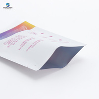 Sachet d'emballage alimentaire en aluminium 1G 5G 10G pour poudre, thé, café, boisson instantanée, supplément, petit échantillon, pochette plate à 3 soudures latérales
