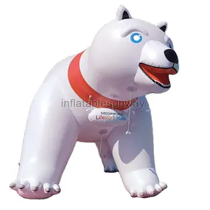 Sunway Factory Custom Outdoor Inflatable Bear Helium Cartoon Parade Balloon Inflatable Advertising Balloons For Event Decoration