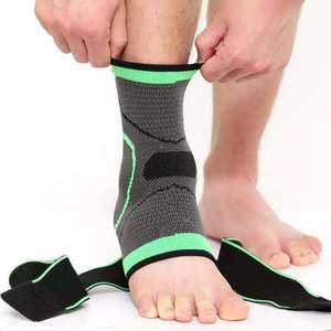 Double Pressure Straps Sports Support Elastic Bands Spandex Nylon Ankle Brace - Product Image 4
