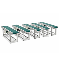 Ligne de convoyeur à bande modulaire en aluminium pour l'automatisation industrielle, le transport sur ligne d'assemblage et les applications d'emballage