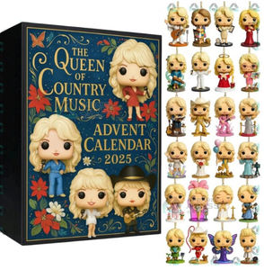 Nouvelle boîte <span class=keywords><strong>surprise</strong></span> à pendentif en acrylique pour la décoration de Noël du festival du chanteur américain 2025 - Product Image 1