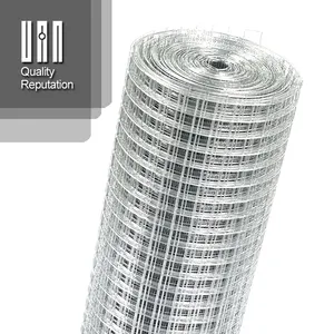 Newest 25mm 10x10 1 2 3 X 100 4x4 Inch Galvanized Square Hole Welded Wire Mesh