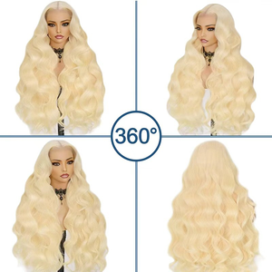 วิกผม613หนา16-40นิ้ว13x4ใสวิกผมด้านหน้าเป็นลูกไม้สีบลอนด์ตรงหนา220% วิกผมมนุษย์สำหรับผู้หญิง - Product Image 2