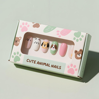 Boîtes d'emballage en carton ondulé pour l'expédition de colis par courrier, avec logo en relief personnalisé, pour les ongles