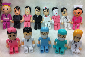 Sáng Tạo Mini U Đĩa Bác Sĩ Y Tá Robot Thiết Kế USB 2.0 & 3.0 Tương Thích Nhựa Bệnh Viện Quà Tặng Khuyến Mãi Ổ Đĩa Flash USB - Product Image 6