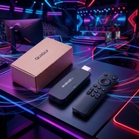 Android TV Box 2026 WiFi5 Android 9 2GB 16GB Quad Core 4K HDR/H265 OTT IPTV ATV con Control por Voz BT