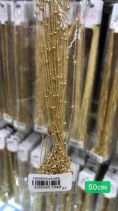 1113 xuping Catena in <span class=keywords><strong>oro</strong></span> placcato 14K all'ingrosso, Catena Hip Hop in <span class=keywords><strong>oro</strong></span> 14K di tendenza, Bracciale semplice, Catena cubana - Product Image 6