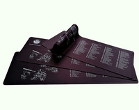 Tapis de souris et de clavier personnalisé grand format, antidérapant, épaisseur 3 mm, pour jeux, bureau et nettoyage