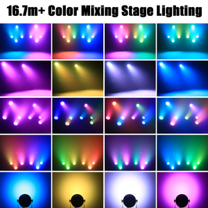 18X8W RGBW 4in1 KTV LED Stage Light pour <span class=keywords><strong>Disco</strong></span> Party Wedding Events Stroboscope Effect Par Light - Product Image 3