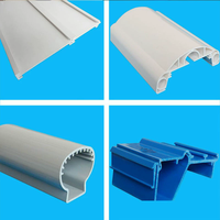 Profils en PVC personnalisés, extrusion et co-extrusion de plastique UPVC, produits d'extrusion plastique