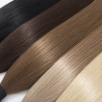 Meilleures ventes : Lots de cheveux humains vietnamiens 100% bruts, couleur mèches blondes, double trame, vente en gros, fournisseurs de cheveux indiens bruts 613