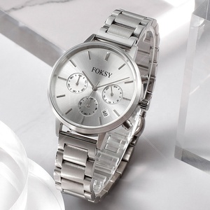 Reloj De Mano con correa De Cuarzo Para Mujer, cronógrafo analógico Femenino - Product Image 4