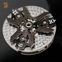 Mouvement mécanique OEM 8215 modifié, roue étoile heures sauteuses, calibre automatique pour la fabrication de montres micro-marques