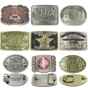 Fabricante de Medallas, Hebillas de Metal Personalizadas con Logotipo, Rectangulares, Ovaladas, Planas, Cuadradas, Redondas, Vintage, Sólidas, Hebillas de Cinturón Personalizadas Estilo Western - Product Image 1