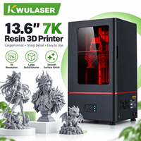 Imprimante 3D professionnelle en résine, 13,6 pouces, grand format 7K, 405 nm UV, haute précision, système d'équipement de production de prototypes