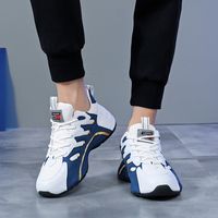Chaussures de sport décontractées pour hommes en gros avec détails en maille respirante et semelle extérieure en caoutchouc