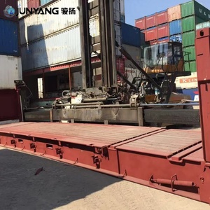 ตู้คอนเทนเนอร์เหล็กคอร์เทนแบบแบนขนาด 40 ฟุต มือสอง สภาพดี ขายดี เหมาะสำหรับบรรทุกสินค้าหนัก - Product Image 3