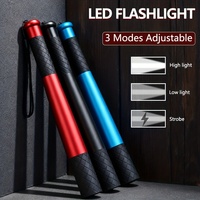 Lampe torche LED P50 haute luminosité, rechargeable par Type-C, étanche IP66, portable, pour camping et défense, accepte la vente en gros