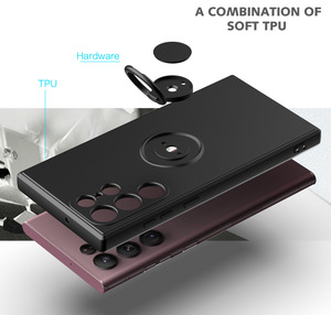 Funda de armadura de teléfono móvil con soporte de anillo integrado de lujo al por mayor para <span class=keywords><strong>Samsung</strong></span> <span class=keywords><strong>Galaxy</strong></span> S25 Ultra S24 S23 <span class=keywords><strong>FE</strong></span> A14 A54 - Product Image 3