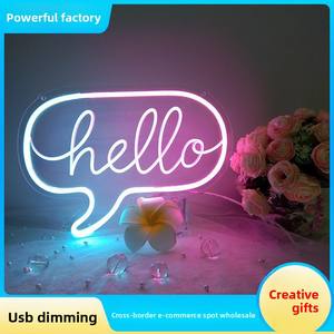 Lampe de nuit en acrylique élégante, cadeau créatif, décoration d'intérieur, lumière LED néon en forme de soleil et de nuage pour Noël - Product Image 3