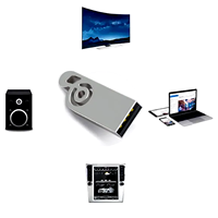 Flashdisk USB Bentuk Not Musik Logam Pendrive Logo Kustom Memory Stick USB2.0 USB3.0 8GB 16GB 32GB 64GB 128GB