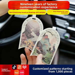Colgante Aromático Personalizado de Cartón para Coche y Armario con Papel Absorbente de Algodón, Estilo Alien - Product Image 2