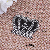Patchs thermocollants en strass en stock, appliques en cristal pour chapeaux, vêtements, sacs, accessoires de bricolage, vente en gros