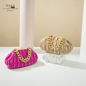 Jiali QAZA Borsa Vintage alla Moda Fai-da-Te dalla Cina Design all'Ingrosso Piccola Pochette in <span class=keywords><strong>Pelle</strong></span> per Donna Borsa <span class=keywords><strong>Nera</strong></span> - Product Image 1