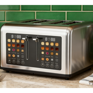 <span class=keywords><strong>Tostadora</strong></span> LCD Máquina <span class=keywords><strong>de</strong></span> desayuno <span class=keywords><strong>Tostadora</strong></span> automática - Product Image 2