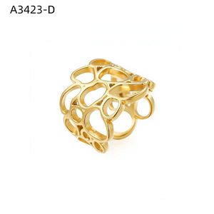 Amy Amy Fashion <b>Ring</b> A3423 Stainless Steel 925 Silver Plated Geometric <b>Cocktail</b> <b>Ring</b> For Women Party Daily Wear - Product Image 2