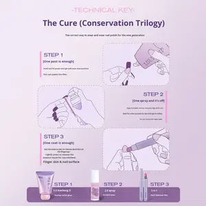 [Venta Directa <span class=keywords><strong>de</strong></span> la Marca] MR. Señor. Esmalte <span class=keywords><strong>de</strong></span> <span class=keywords><strong>Uñas</strong></span> en Gel/Poliuretano Morado Pequeño y Grueso <span class=keywords><strong>de</strong></span> la Marca Wish, con <span class=keywords><strong>Pegamento</strong></span> Sólido para Decoración <span class=keywords><strong>de</strong></span> <span class=keywords><strong>Uñas</strong></span> - Product Image 5