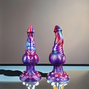 Dildo in Silicone Morbido e Spesso <span class=keywords><strong>a</strong></span> Forma di Mostro Fantastico con Tentacoli, Ventosa Anale, con Grandi Caratteristiche di Cavallo, Drago, Gigante, Alieno, Animale - Product Image 3