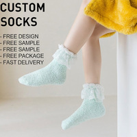 Chaussettes décontractées en molleton moelleux pour adolescentes