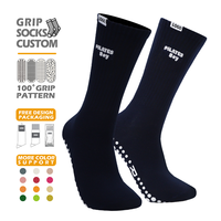 Chaussettes de yoga et de fitness personnalisées avec logo, en tricot jacquard, antidérapantes, pour femmes, mi-mollet, avec grip, écologiques