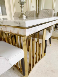 High Quality Modern Stainless Steel Wedding Dinner <strong>Table</strong> for Hotel Wedding Receptions or Dining Rooms - Product Image 5