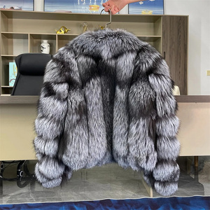 Big Turn-down Collar Silver Fox Fur Jacket Winter Warm Luxury Green Fox Fur <strong>Coat</strong> Ladies Red fox Fur <strong>Coat</strong> <strong>for</strong> <strong>Sale</strong> <strong>Mink</strong> <strong>Coat</strong> - Product Image 3