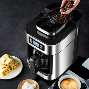 Machine à café à <span class=keywords><strong>filtre</strong></span> automatique numérique de style américain en gros <span class=keywords><strong>avec</strong></span> moulin à café - Product Image 4