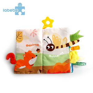 <span class=keywords><strong>El</strong></span> animal suave de la tela preescolar del <span class=keywords><strong>juego</strong></span> de encargo educativo embroma <span class=keywords><strong>el</strong></span> libro del paño de los niños - Product Image 2