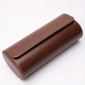 Boîte à montres en cuir tendance 1/2/3 emplacements, portable pour voyage, anti-poussière, organisateur sécurisé avec coussin amovible - Product Image 4