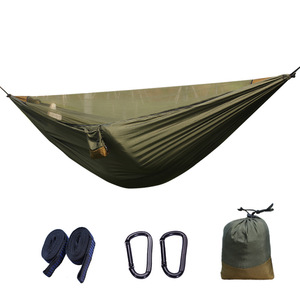 Hamac minimaliste portable en nylon <span class=keywords><strong>camouflage</strong></span>, pour 1 à 2 personnes, avec moustiquaire, pour le camping d'été, la randonnée en plein air, capacité <span class=keywords><strong>de</strong></span> poids <span class=keywords><strong>de</strong></span> 300 kg - Product Image 3