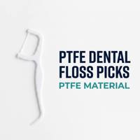 Fil dentaire professionnel en PTFE ciré à la menthe, 50 m, monofilament, lisse, résistant à la déchirure, glisse confortable, soins bucco-dentaires