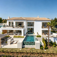 Villas de luxe préfabriquées, maisons portables internationales personnalisées, villas à structure en acier lourd sur mesure