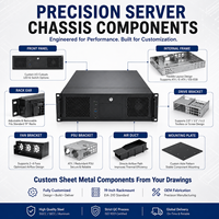Châssis de serveur de centre de données IA personnalisé, boîtier en tôle de précision, support rackable, services de fabrication OEM