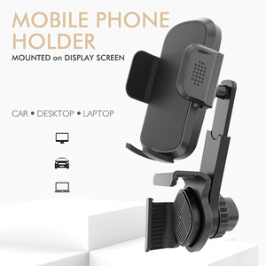 Supporto Universale Regolabile per Telefono con Schermo <span class=keywords><strong>Sospeso</strong></span> per Controllo Centrale dell'Infotainment Auto, Rotazione a 360° - Product Image 3