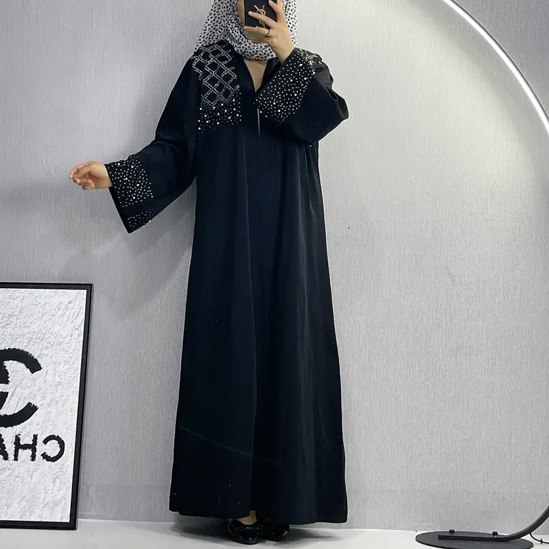 महिलाओं के लिए नया आगमन अबाया फ्लोरल लेस फैशन लंबी आस्तीन कफ्तान दुबई कार्डिगन मध्य पूर्व इस्लामी महिलाओं के कपड़े