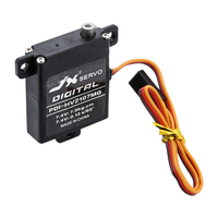 Servomoteur numérique haute tension 7,4 V à réponse rapide JX PDI-HV2107MG 21g avec engrenages en plastique et métal pour pièces d'avion RC à aile fixe et planeur