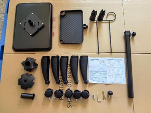 Chariot de Salon Mobile avec Plateau en Aluminium Réglable en Hauteur, Plateau de Service Antirouille Spécialisé pour le Tatouage et la Coiffure - Product Image 6