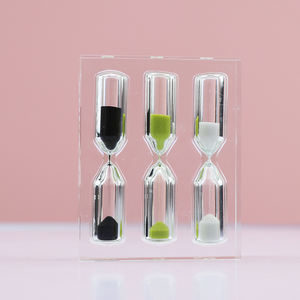 นาฬิกาทรายอะคริลิคแบบใสแบบดั้งเดิม 1 และ 3 นาที - Product Image 5