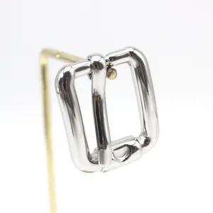 Top Quality Stainless Steel Roller Pin Buckles Custom Logo Belt Buckle Various Sizes Strap Adjuster for Handbags